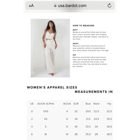 Nwt Bardot Floral Rah Rah Skirt in Sky Roses Size 6 - Picture 10 of 10